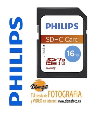 PHILIPS TARJETA SDHC 16GB CLASE 10 UHS-I 