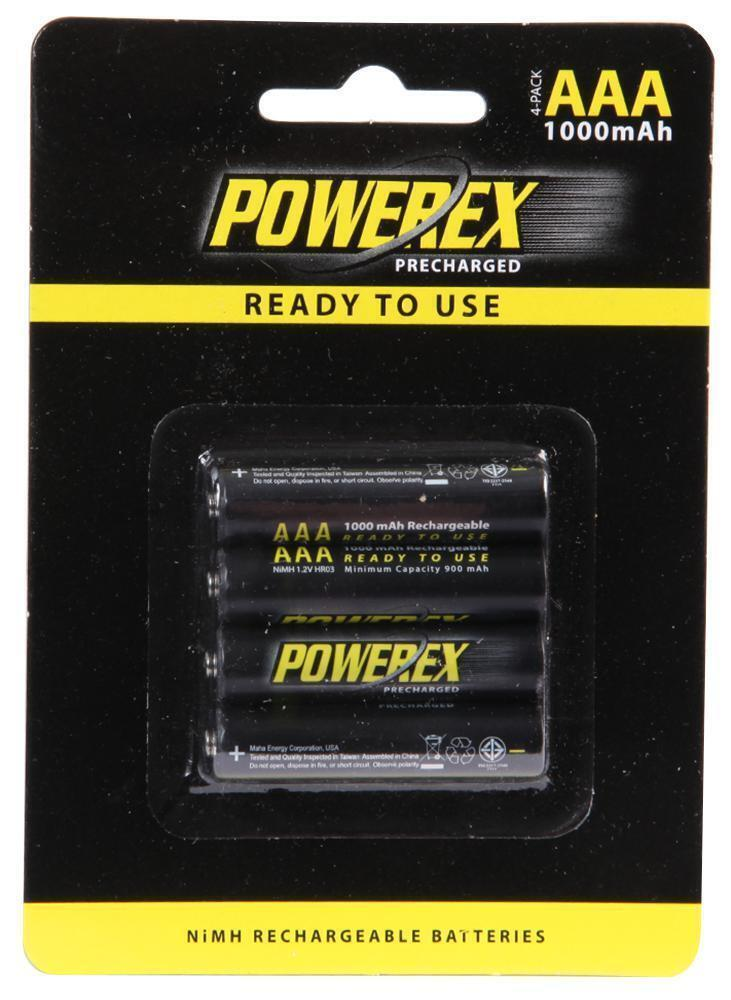 POWEREX ACUMU. PILA LR-03 PRO 1000 MAH (B4) + ECO 