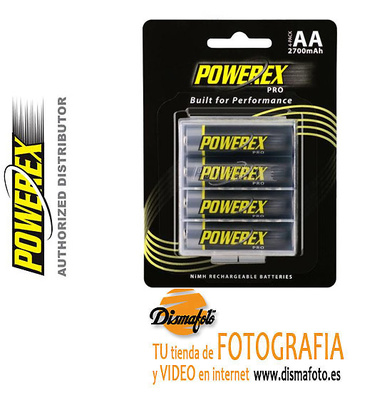 POWEREX ACUMU. PILA LR-06 PRO 2700 MAH (B4) + ECO 