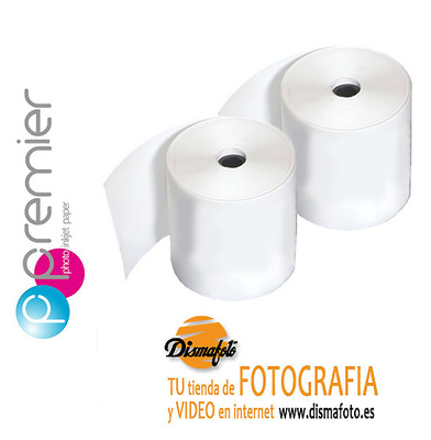 PREMIER PAPEL. BRILLO 10,2 CM X 65MT 2 BOBINAS 250GRS 