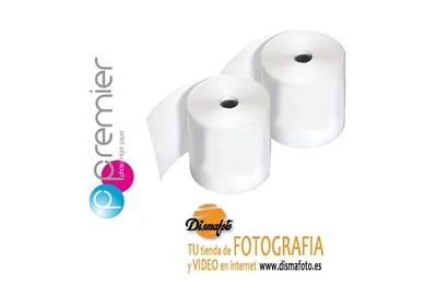 PREMIER PAPEL. METALICO BRILLO 20,3 CM X 65-100 MT 2 BOBINAS 200GR 