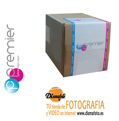 PREMIER PAPEL. PERLA-LUSTRE 12,7 CM X 65MT 2 BOBINAS 250GR 