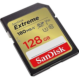 SANDISK T.SDHC 128GB EXTREME 180 MB/S 