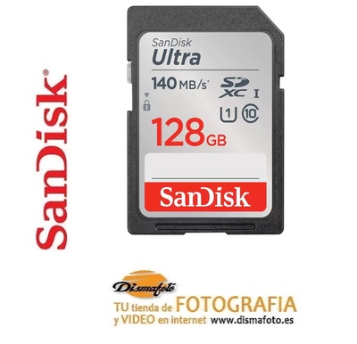 SANDISK T.SDHC 128GB ULTRA 140 MB/S 