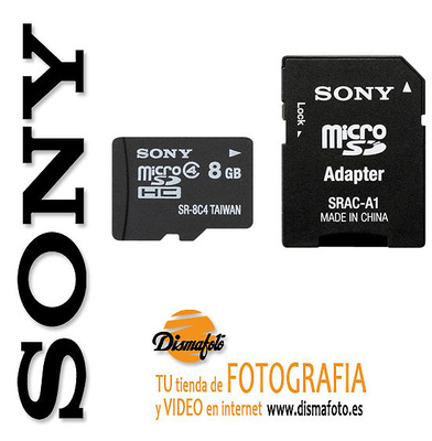 SONY TARJETA MICRO SD+ADAPTADOR 8GB ESSENTIAL 