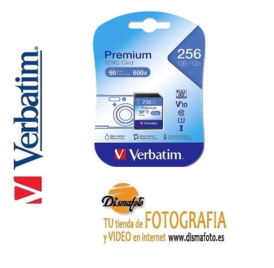 VERBATIM TARJETA SDXC 256GB CLASE 10 