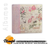 ALBUM M. OPHELIA 32X32X50 ROSA + CAJA DE CARTON BLANCO