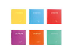 ALBUM M. PERGAMIN 24X24X20 COLORES SURTIDOS
