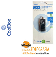 COOLBOX CARGADOR PARA COCHE USB CDC-10