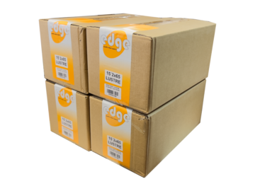 EDGE LOTE 4 CAJAS (8 BOBINAS) PAPEL PERLA-LUSTRE 15.2X65MT