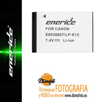 ENERIDE BAT. LI-ION P/CANON LP-12 + ECO