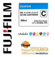 FUJI CART. TINTA DX100 CYAN 200 ML