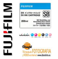 FUJI CART. TINTA DX100 SKY BLUE 200 ML