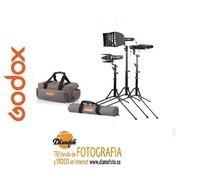 GODOX S30-D - KIT 3 FOCOS LED CON ACCESORIOS