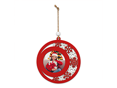 M. COLGANTE NAVIDAD KIVIK ROJO 6X6