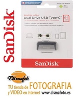SANDISK PENDRIVE DUAL ULTRA DRIVE M3.0 OTG 64GB