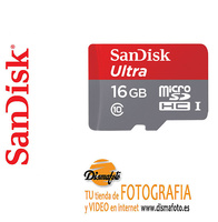 SANDISK T.MICRO SDHC 16 GB CLASE 10 80MB/S