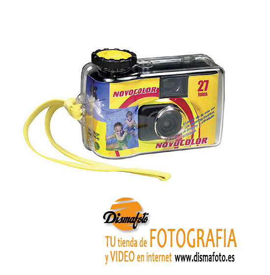 NOVOCOLOR CAMARA 400-27 SPORT ACUATICA Cámaras, Desechables analógicas - Dismafoto A.