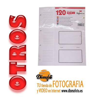 Hoja Encajable Para Album Fotografico Argollado ¡20hojas!